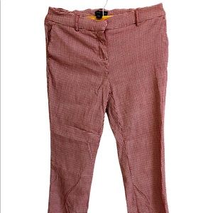 Retro Red and White Skinny Pants